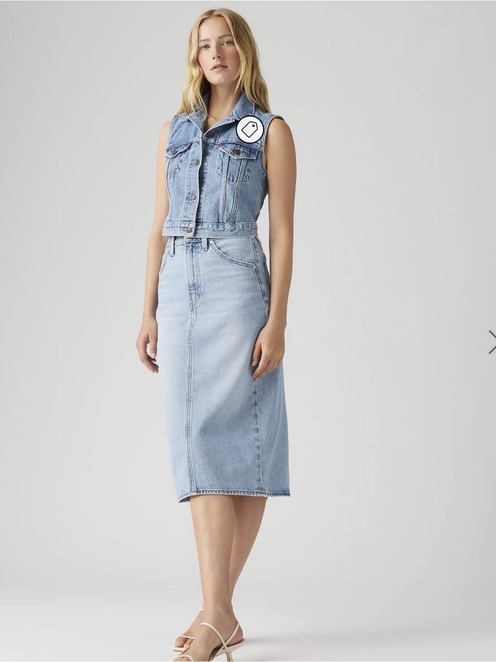 Levi’s - High Rise Slit Skirt - size 29